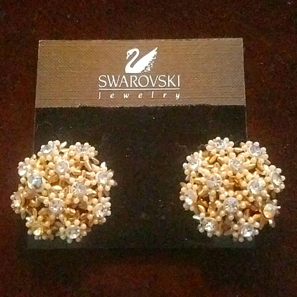 Swarovski Clip on earrings